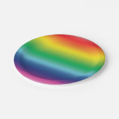 Assiettes En Carton Fierté arc-en-ciel couleurs lgbtq lgbt partie (Angle)