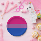 Assiettes En Carton Fierté bisexuelle ! (Fête)
