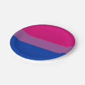 Assiettes En Carton Fierté bisexuelle ! (Angle)