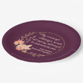 Assiettes En Carton Fierté et préjugés Citation I - Style mignon (Angle)