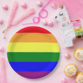 Assiettes En Carton Fierté LGBT (Fête)