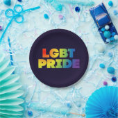 ASSIETTES EN CARTON FIERTÉ LGBT (Fête)