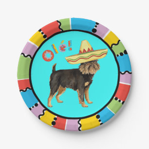 Assiettes En Carton Fiesta Brussels Griffon