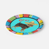 Assiettes En Carton Fiesta Brussels Griffon (Angle)