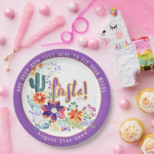 Assiettes En Carton FIESTA Cactus Folklore Fleurs Personnalisé (Fête)