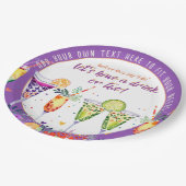 Assiettes En Carton FIESTA Cocktails Sur mesure (Angle)