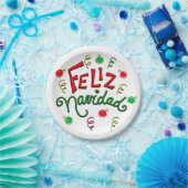 Assiettes En Carton Fiesta de Navidad (Fête)