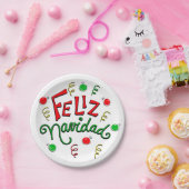 Assiettes En Carton Fiesta de Navidad (Fête)