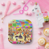 Assiettes En Carton Fiesta mexicaine (Fête)