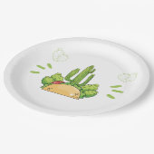 Assiettes En Carton Fiesta Taco Cactus (Angle)