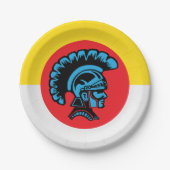 Assiettes En Carton Fièvre spartiate - Plaques en papier (Devant)