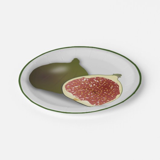 Assiettes En Carton Fig (Angle)