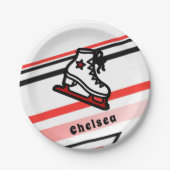 Assiettes En Carton Figure de Trendy (Devant)