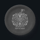 Assiettes En Carton Filigree Chalkboard Automne Citrouille Automne Aut<br><div class="desc">Filigree Chalkboard Automne Citrouille Automne Automne Plaques de fête Automne. Customisez avec tout texte. Des éléments correspondants sont disponibles.</div>