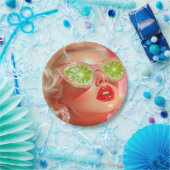 Assiettes En Carton Fille brillante (Fête)