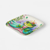 Assiettes En Carton Fille Conte Fée Grenouille Princesse Anniversaire (Angulaire)