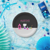 Assiettes En Carton Fille de science (Fête)