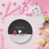 Assiettes En Carton Fille de science (Fête)
