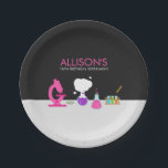 Assiettes En Carton Fille de science<br><div class="desc">Connais-tu une fille qui aime la science ? Une soirée à thème scientifique est parfaite pour le petit scientifique de votre vie ! Faites-en une fête d'anniversaire fantastique pour enfants avec la plaque papier Girly Science Party conçue par Enchantfancy Design Company. Ces plaques en papier sont équipées d'un laboratoire de...</div>