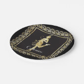 Assiettes En Carton Fille Flapper des années 1920 Thunder_Cove (Angle)