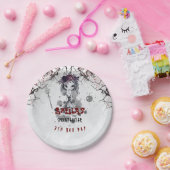 Assiettes En Carton Fille gothique fête d'anniversaire (Fête)