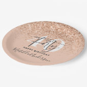 Assiettes En Carton Fille parties scintillant scintille moderne fête d (Angle)