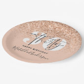 Assiettes En Carton Fille parties scintillant scintille moderne fête d (Angle)