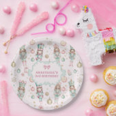 Assiettes En Carton Fille Pink Nutcracker Anniversaire (Fête)