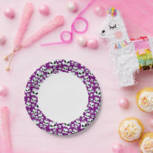 Assiettes En Carton Fille Skullz (Fête)
