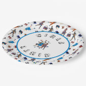 Assiettes En Carton Filles (Angle)