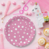 Assiettes En Carton Filles Bébé Il fait froid à l'extérieur de plaque  (Fête)