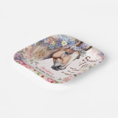 Assiettes En Carton Filles Cheval Plaques de papier fête d'anniversair (Angulaire)