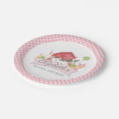 Assiettes En Carton Filles Ferme Anniversaire Plaques papier (Angle)