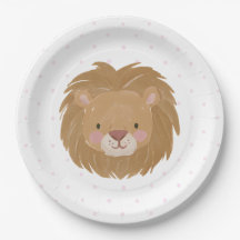 Filles Sauvage Safari Lion Rose À Points