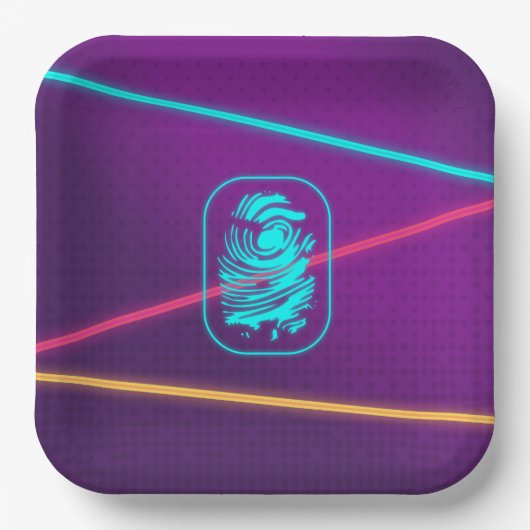 Assiettes En Carton Filles Spy Party Plaques laser (Recto)