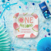 Assiettes En Carton Filles UN dans un Melon ! Fête d'anniversaire de l (Fête)
