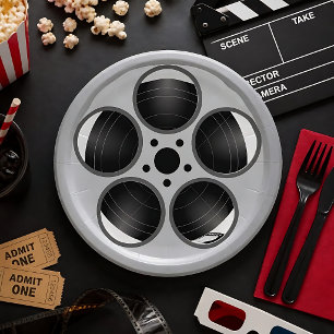 Assiettes En Carton Film Film Reel Home Théâtre
