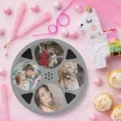 Assiettes En Carton Film Film Reel Round Photo Mariage (Fête)