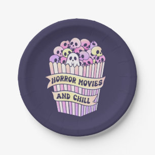 Assiettes En Carton Films D'Horreur Et Chill Cute Halloween