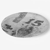 Assiettes En Carton Fils Ado Anniversaire Grunge Guitare (Angle)