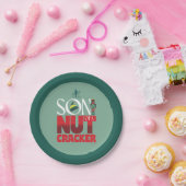 Assiettes En Carton Fils d'un Graphisme Casse-Noix (Fête)