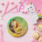 Assiettes En Carton fiole aquarelle (Fête)