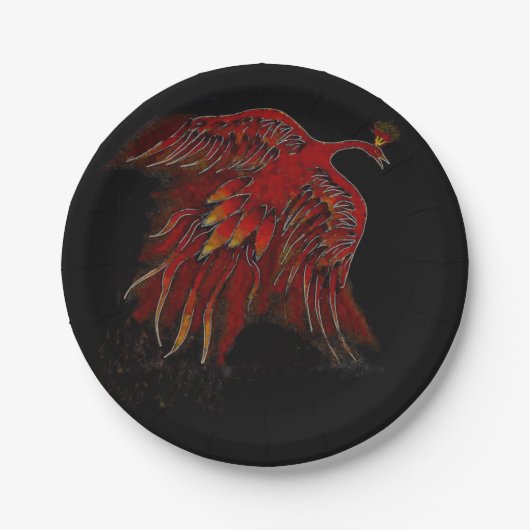 Assiettes En Carton Firebird/plaques à papier de Phoenix (Devant)