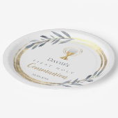 Assiettes En Carton First Holy Communion (Angle)