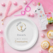 Assiettes En Carton First Holy Communion boy (Fête)