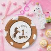 Assiettes En Carton First Rodeo (Fête)