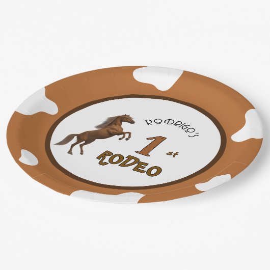 Assiettes En Carton First Rodeo (Angle)