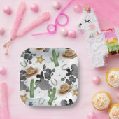 Assiettes En Carton First Rodeo 1st Birthday Rustic Wild West (Fête)
