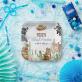 Assiettes En Carton First Rodeo 1st Birthday Rustic Wild West (Fête)