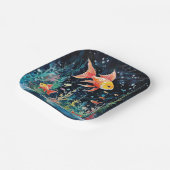 Assiettes En Carton Fish Dreamland, perfection aquarium, (Angulaire)